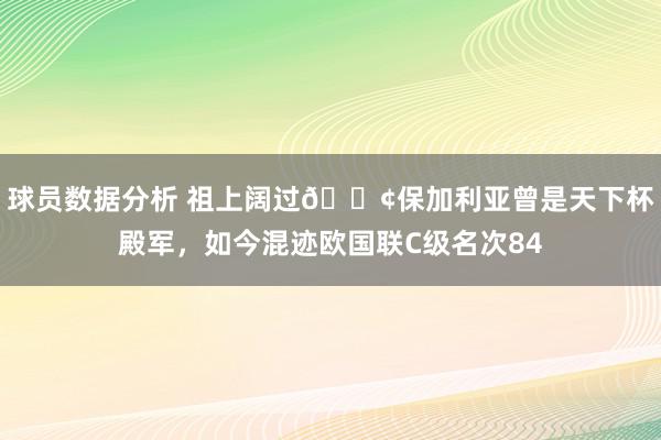 球员数据分析 祖上阔过😢保加利亚曾是天下杯殿军，如今混迹欧国联C级名次84