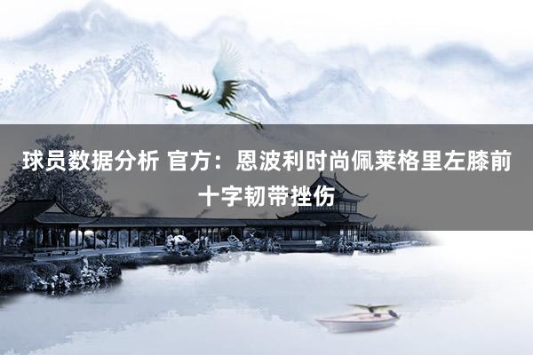 球员数据分析 官方：恩波利时尚佩莱格里左膝前十字韧带挫伤