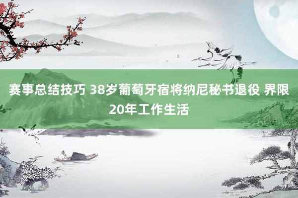 赛事总结技巧 38岁葡萄牙宿将纳尼秘书退役 界限20年工作生活